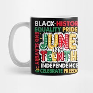 Juneteenth, 1865 Freedom, Equality Awareness, Black History Month Mug